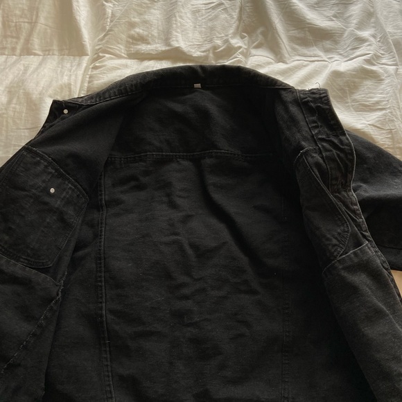 Black jeans jacket - Picture 2 of 2